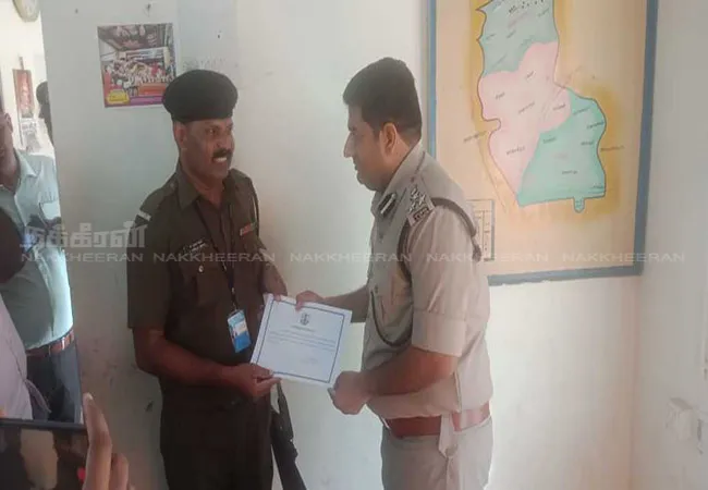  SIVAGAGAI DISTRICT Award for security that saved Rowdy's life